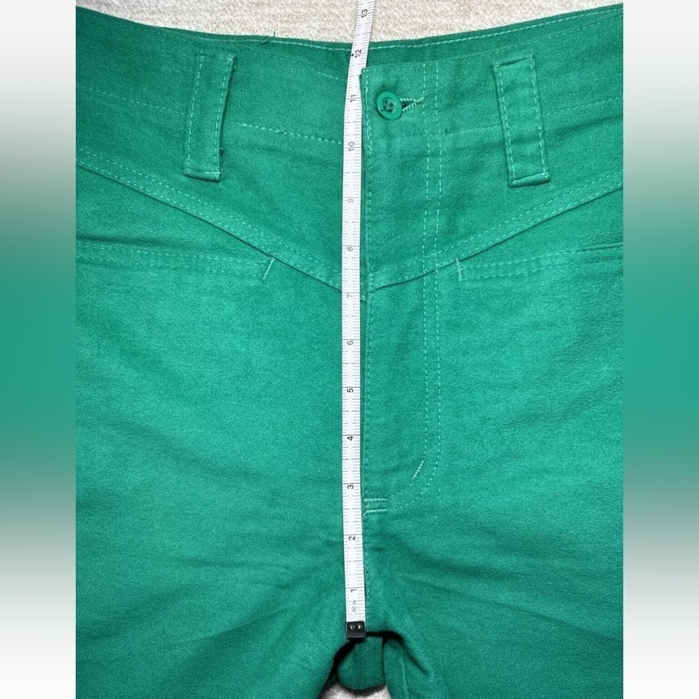 Vintage Benetton Italy Green pants Trousers Size 27 Highwaisted Pants - Picture 5 of 7